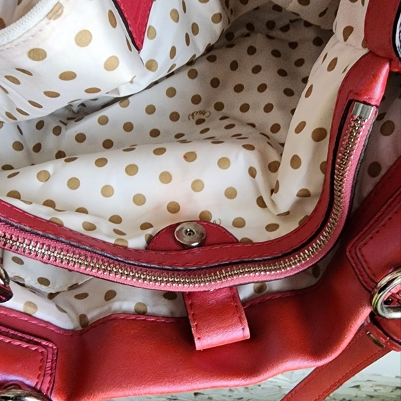 Coach Peyton CARRYALL Metallic PINK GUC RARE - Picture 7 of 10